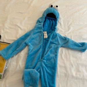 Disguise Blue Fuzzy Monster Kids Costume